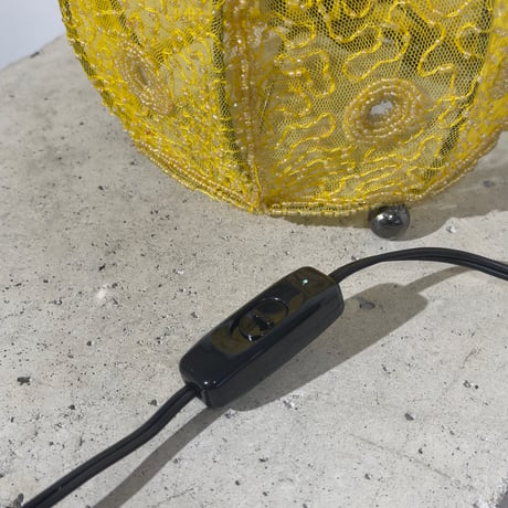 Yellow Lace Lamp