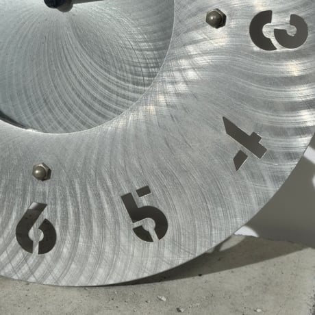 Metallic Wall Clock