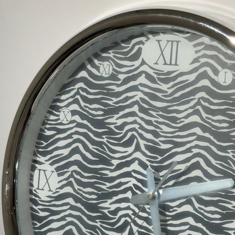 Zebra Pattern Wall Clock