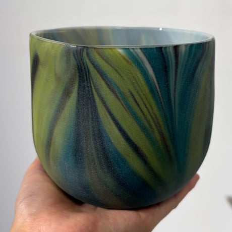 Green Marble Bowl