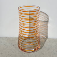 Orange Stripe Glass