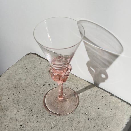 Pink Stem Glass