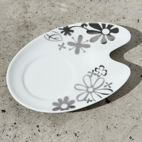 Silver Flower Cup Saucer