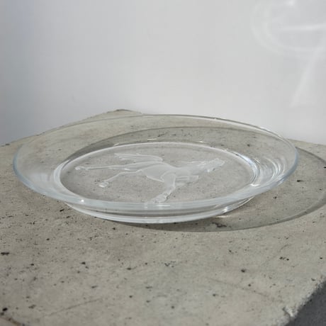 Horse Glass Plate