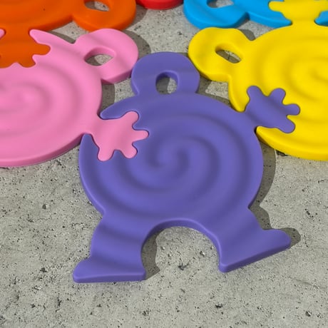 Colorful Rubber Coaster