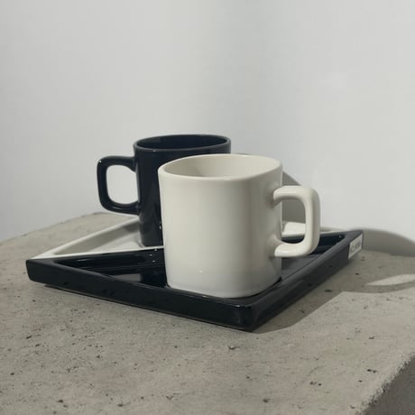 Monochrome Cup and Saucer