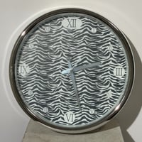 Zebra Pattern Wall Clock