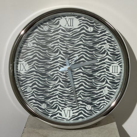 Zebra Pattern Wall Clock