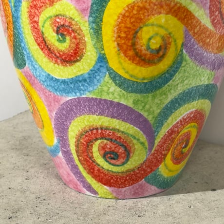 Psychedelic Ceramic Vase