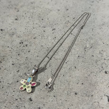 Flower Stone Necklace