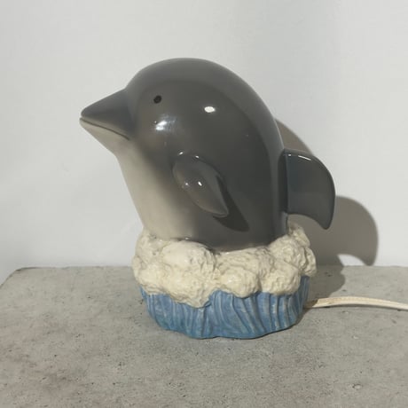 Ceramic Dolphin Lamp