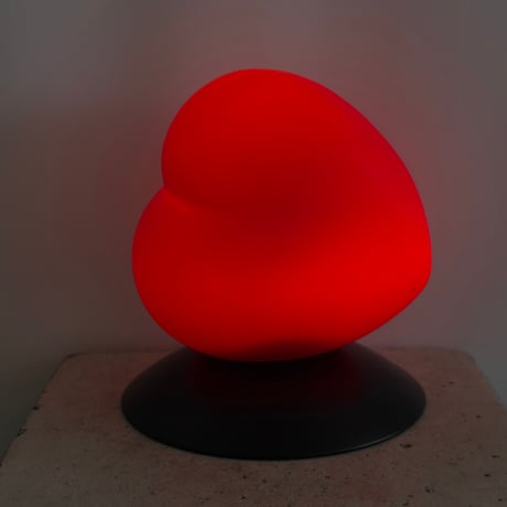 3D Glass Heart Lamp