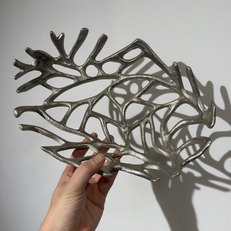 Abstract Metal Basket