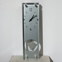 Glass Pendulum Wall Clock
