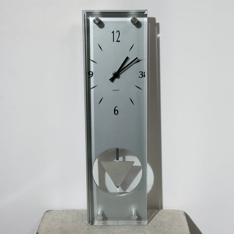Glass Pendulum Wall Clock