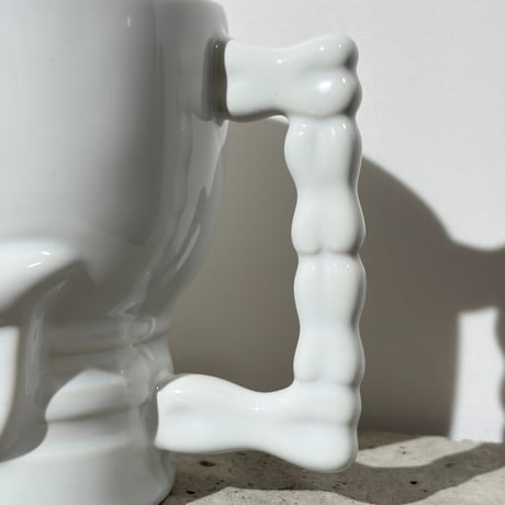 White Skull Mug