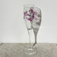 Butterfly Champagne Glass