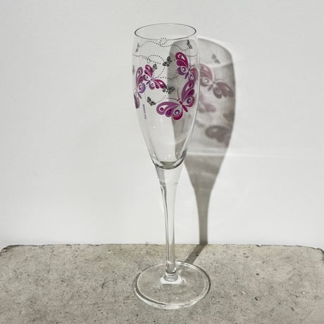 Butterfly Champagne Glass