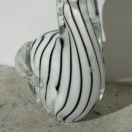 Glass Zebra Sculpture