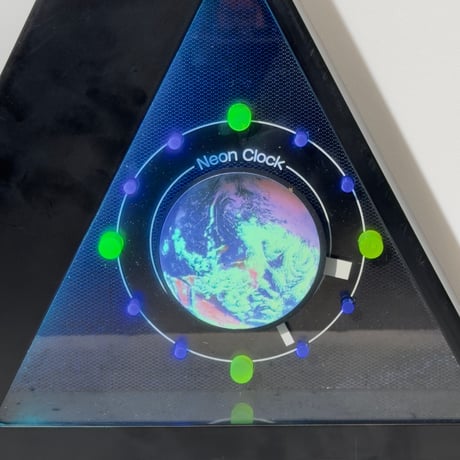 Neon Earth Clock
