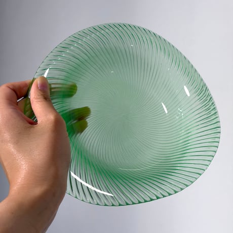 Clear Green Tray