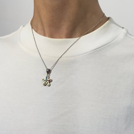 Flower Stone Necklace