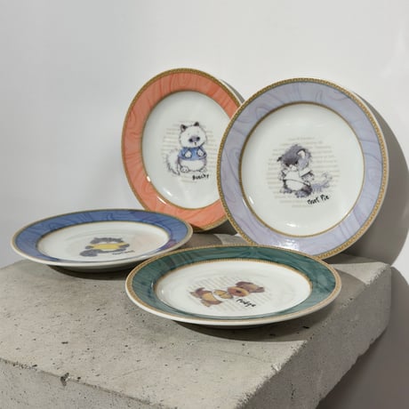 Vintage Animal Plates