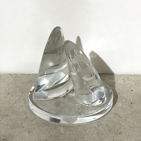 Glass Sailboat Object
