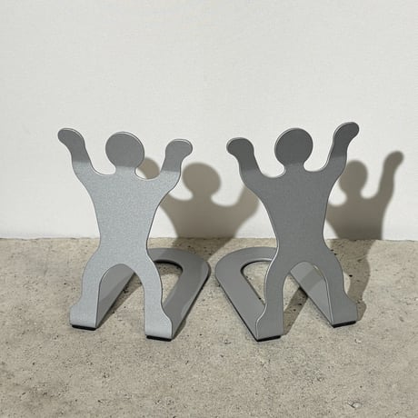 Silver Man Bookends