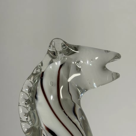 Glass Zebra Sculpture