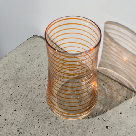 Orange Stripe Glass