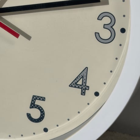 White Round Clock