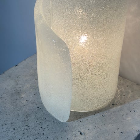 Twisted Glass Lamp