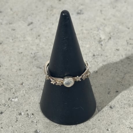 Moonstone Star Ring