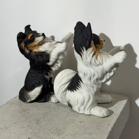 Vintage Dog Bookends