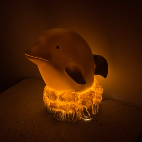 Ceramic Dolphin Lamp