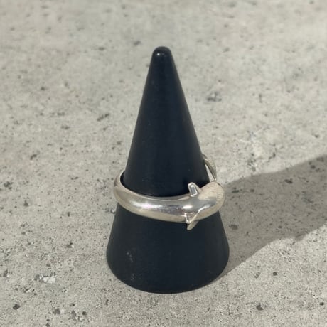 Spiral Dolphin Ring