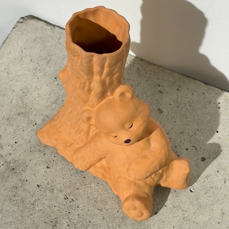 Bear Tree Vase