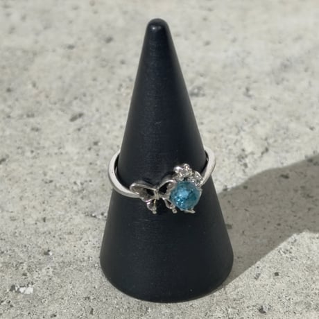 Blue Butterfly Ring