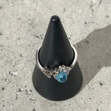 Blue Butterfly Ring