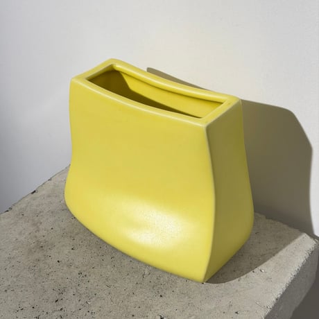 Yellow Ceramic Vase
