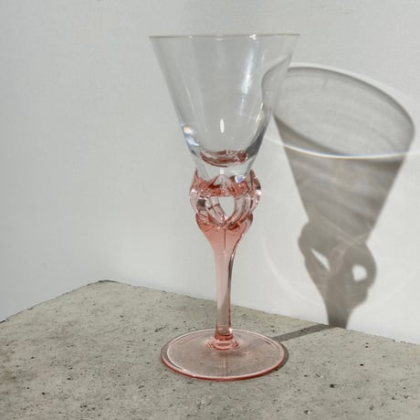 Pink Stem Glass