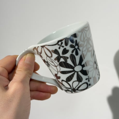 Silver Flower Cup Saucer