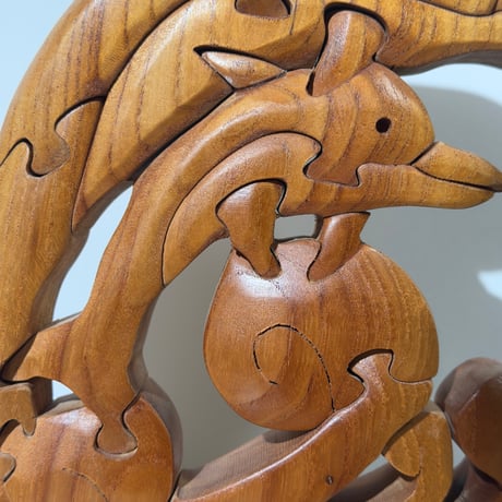 Woody Dolphin Puzzle