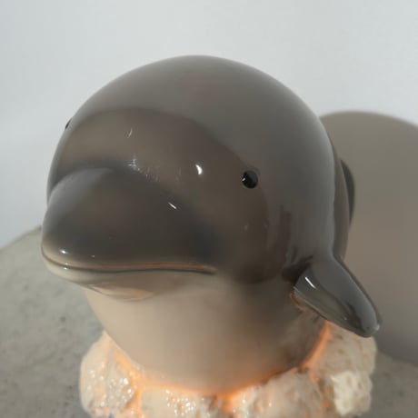 Ceramic Dolphin Lamp