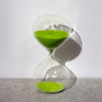 Lime Green Hourglass