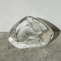 Rabbit Glass Weight