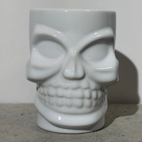 White Skull Mug