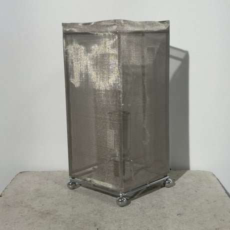 Silver Cylinder Lamp