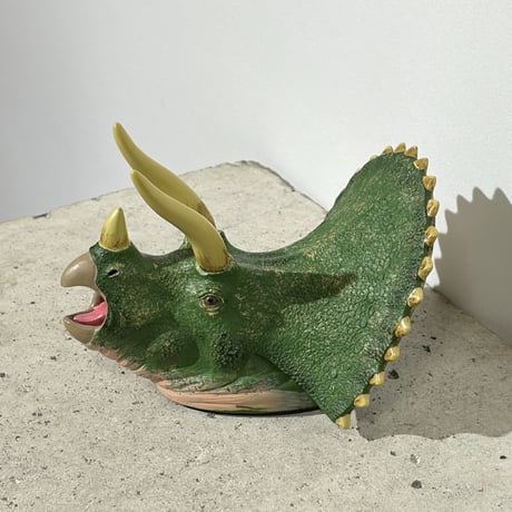 Green Triceratops Objet